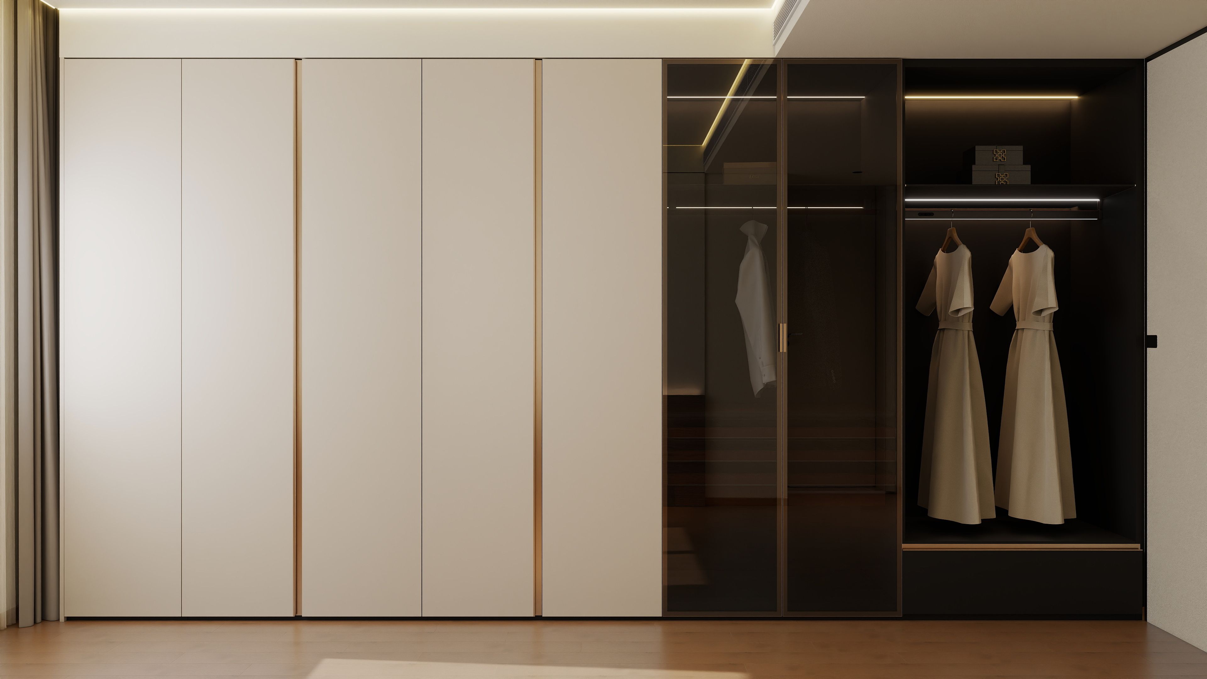 成都-越秀湖与白 129㎡ 自然极简主义