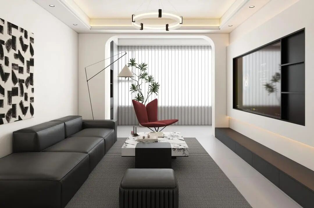 120平黑白灰｜简而不凡，勾勒极简美学！