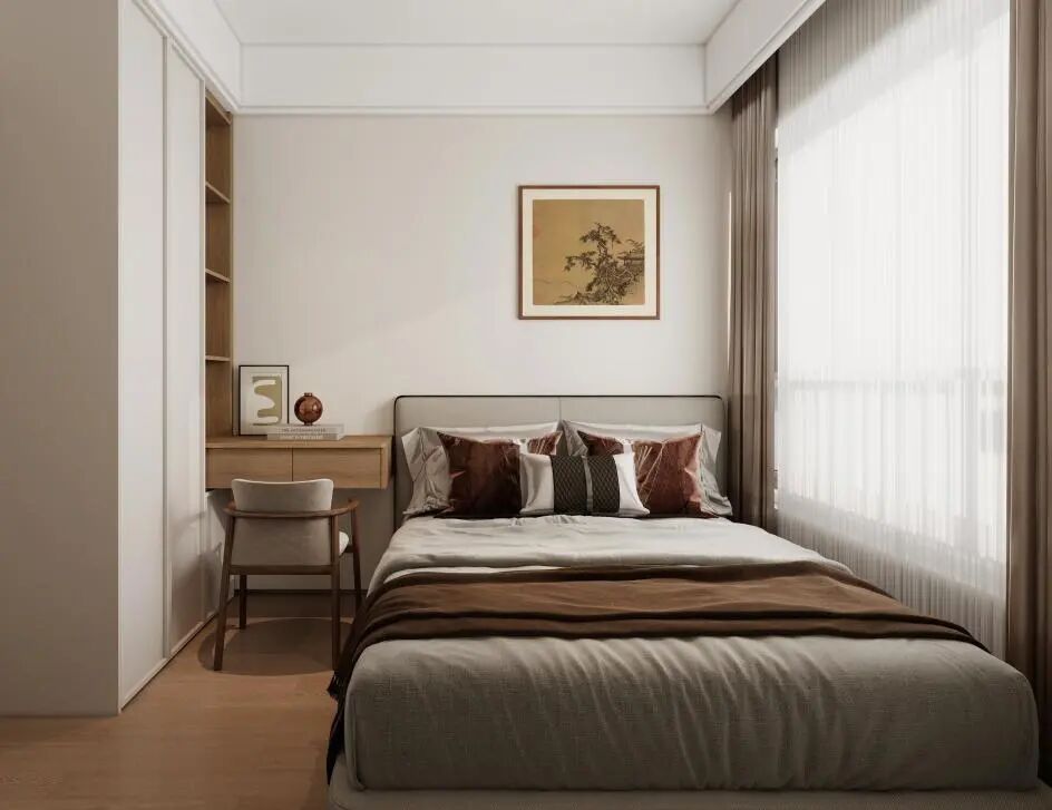 130平新中式装修：藏在细节里的雅致！