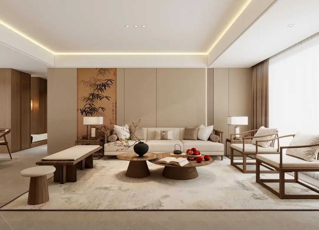 130平新中式装修：藏在细节里的雅致！