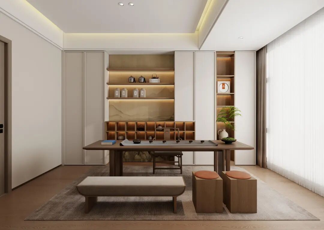 130平新中式装修：藏在细节里的雅致！