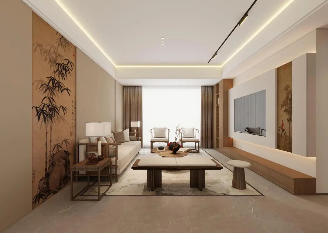 130平新中式装修：藏在细节里的雅致！