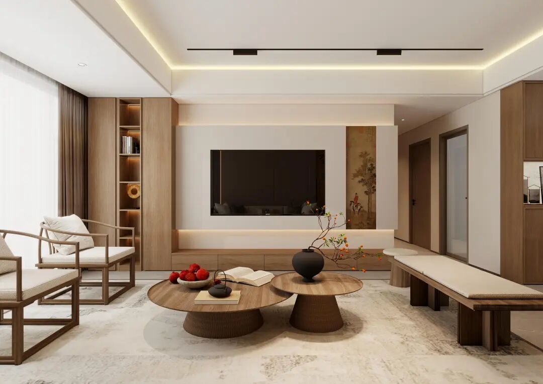 130平新中式装修：藏在细节里的雅致！