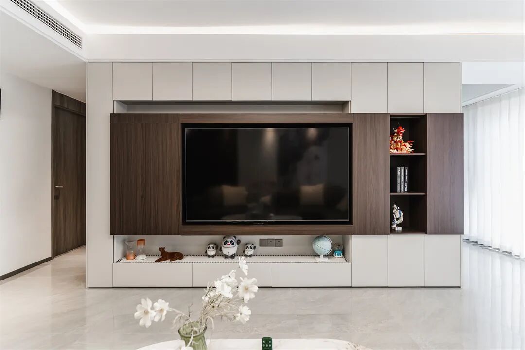 140㎡现代简约：简净的低饱和色系，诠释结构与色彩之美！