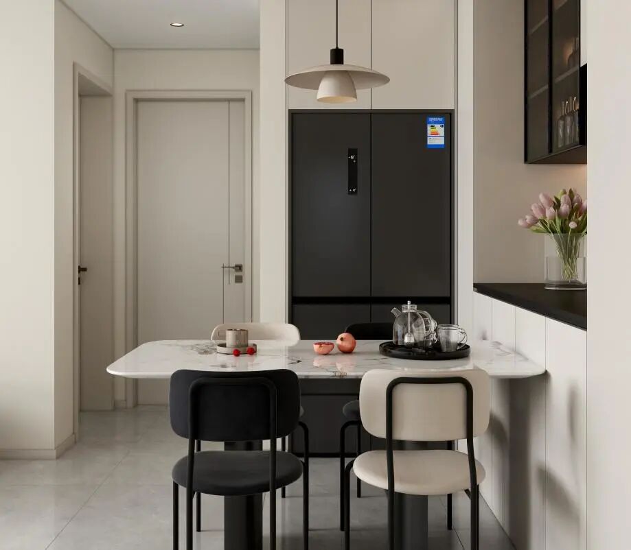 130平现代简约家居：黑白灰的经典碰撞，打造极简质感生活！