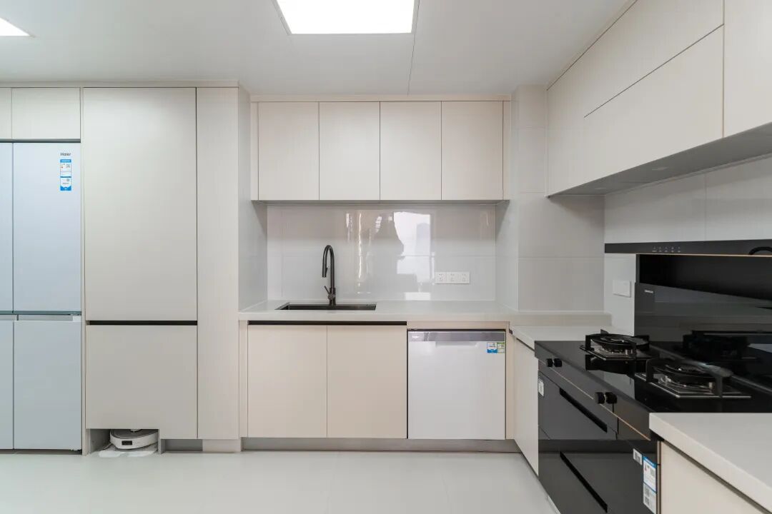 108㎡奶油原木风格：给装修做减法，给生活做加法！