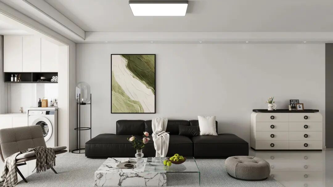 现代简约｜黑白灰的利落美学，装出高级感满分的家！