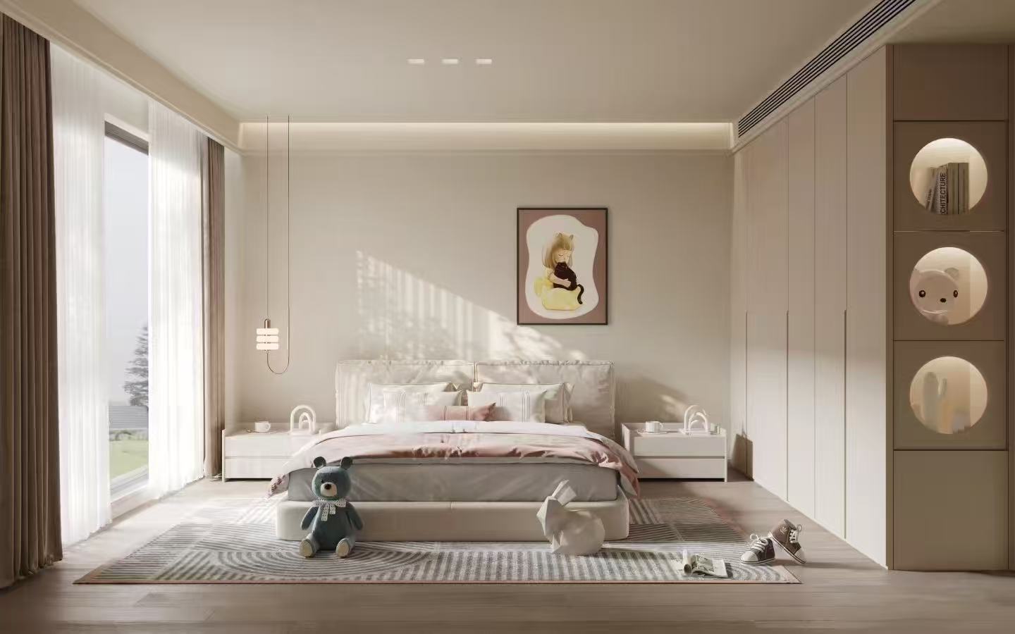 山樾云亭120平，现代风