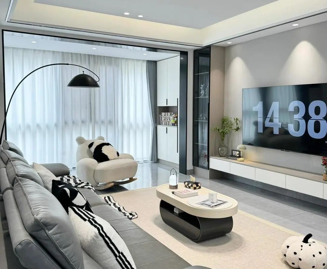 108平现代简约装修：把复杂留给设计，把简单留给生活！