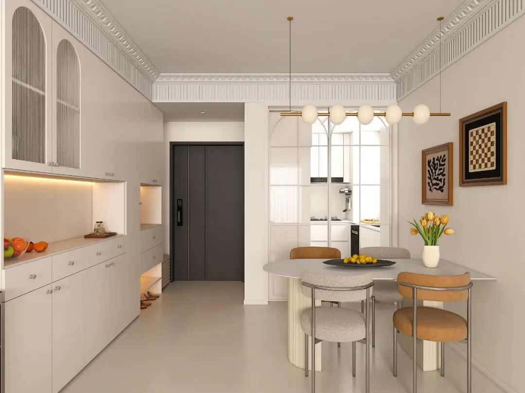 130平奶油风设计｜把温柔与浪漫装进家 ！