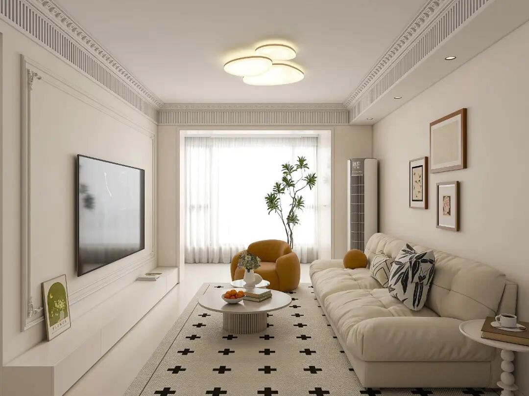 130平奶油风设计｜把温柔与浪漫装进家 ！