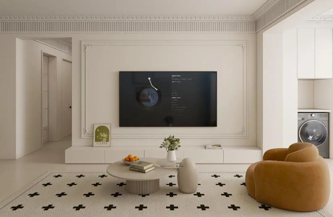 130平奶油风设计｜把温柔与浪漫装进家 ！