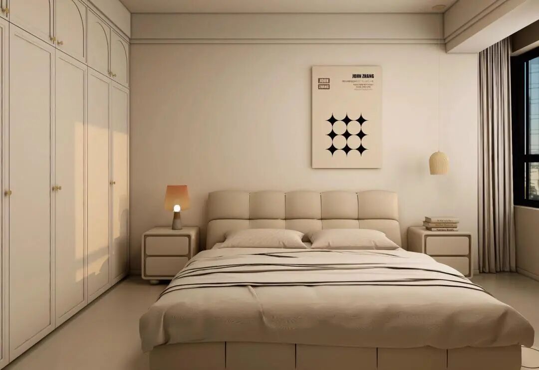 127平现代奶油风｜柔和光影里的理想生活！