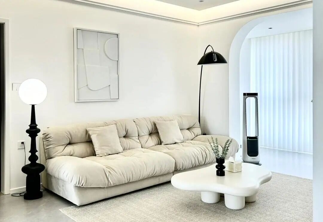 《现代极简奶油风｜把温柔揉进每一寸极简时光》