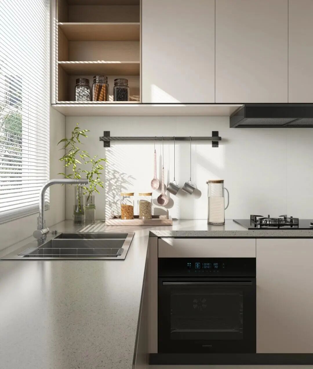 《128㎡现代简约家：开启温馨日常》