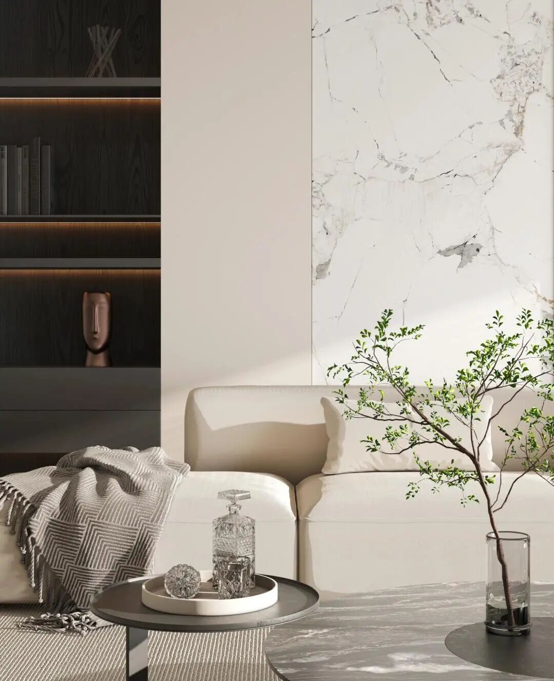 《128㎡现代简约家：开启温馨日常》