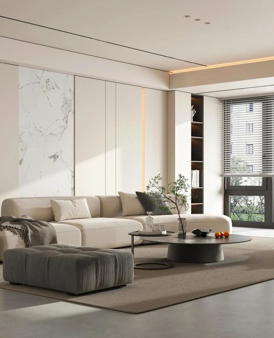 《128㎡现代简约家：开启温馨日常》