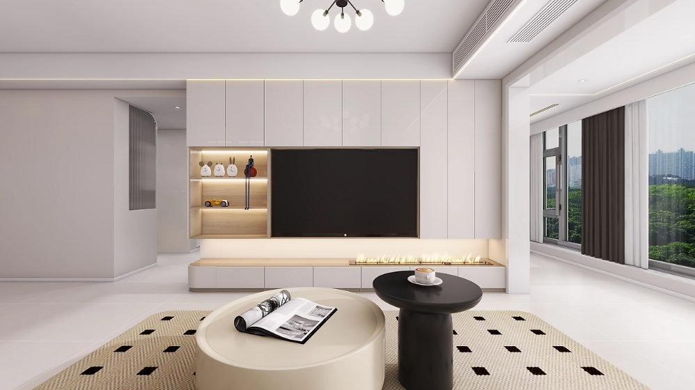 118平方现代简约三居室！