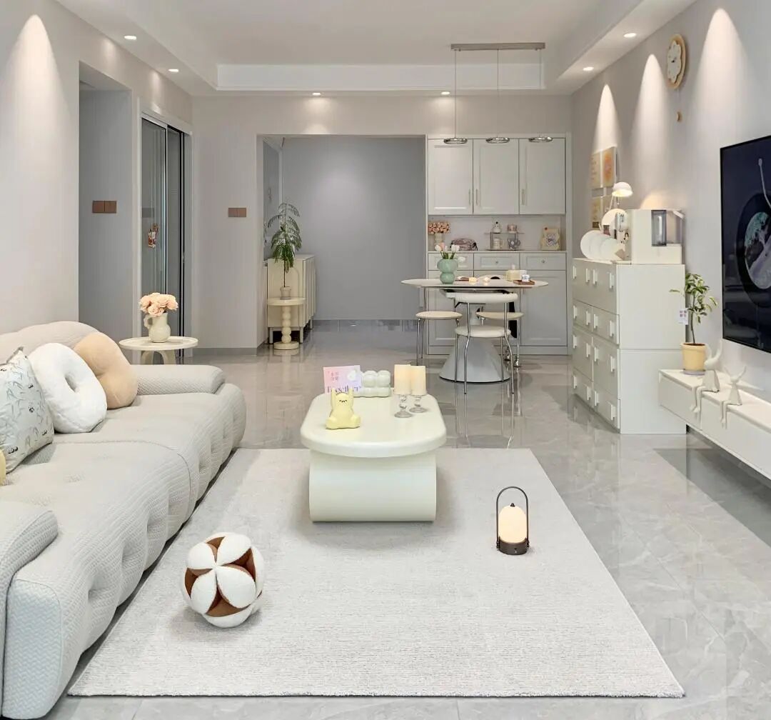 118平奶油风｜轻甜不腻的家居美学，这才是理想的松弛感！