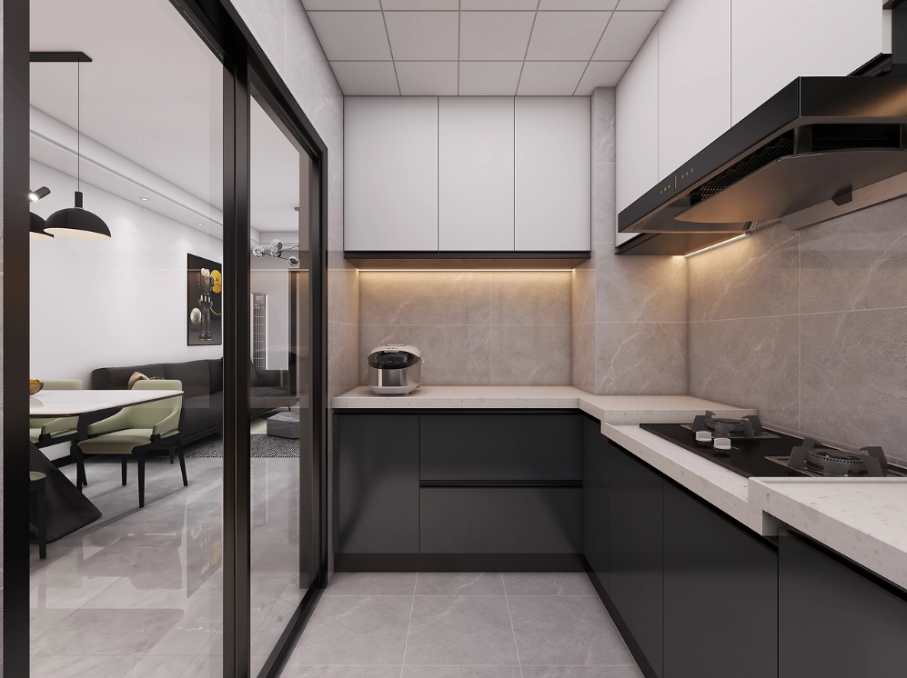 134㎡现代简约风装修：极简设计，让家回归舒适本质