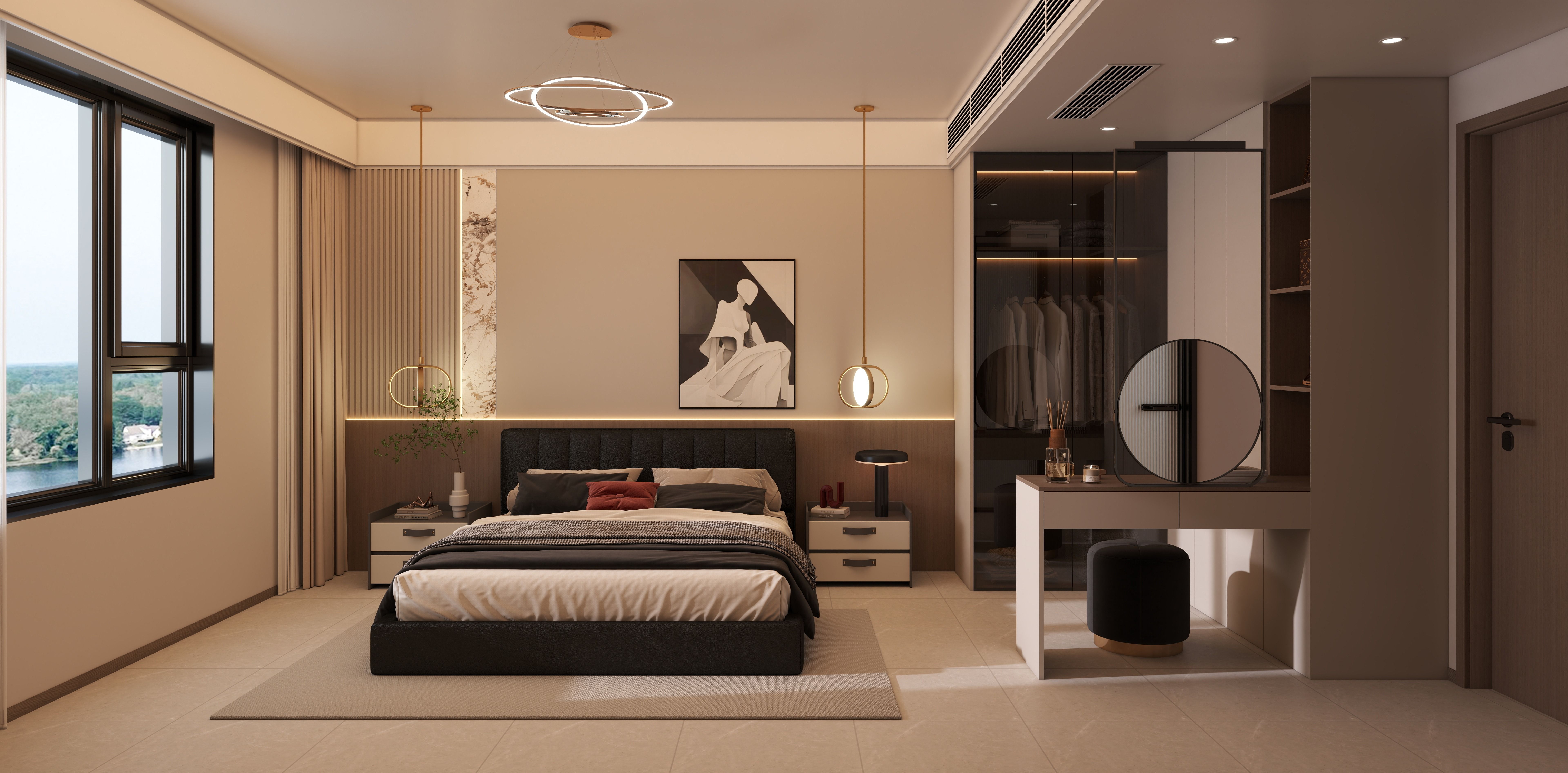 现代-140三室-桃李春风小区