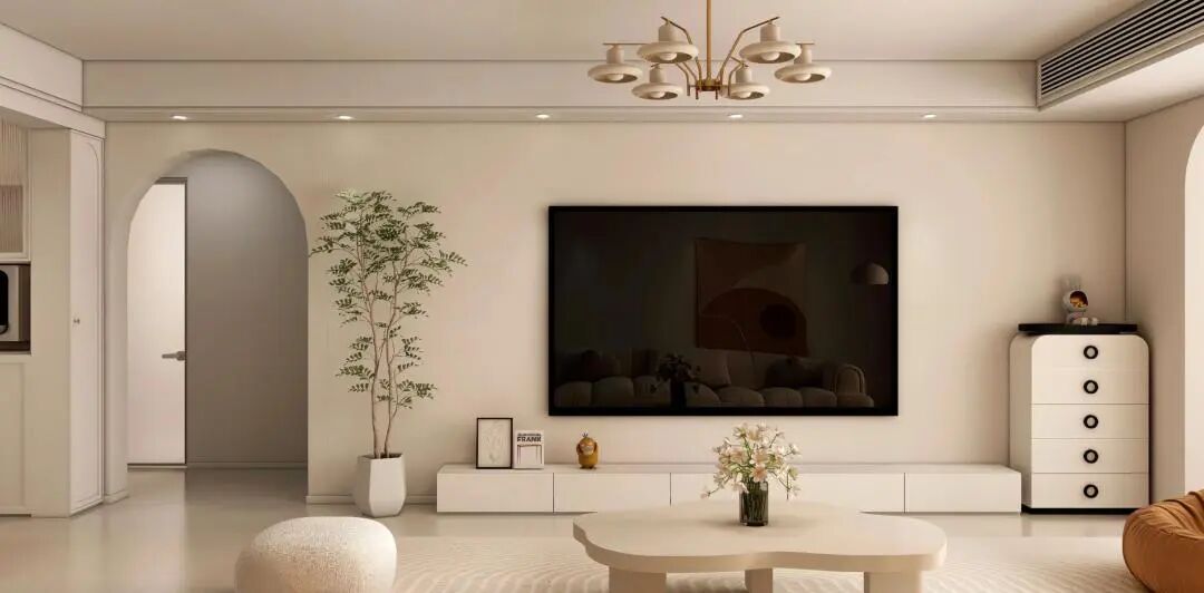 120平现代奶油风｜生活的理想就是为了理想的生活！