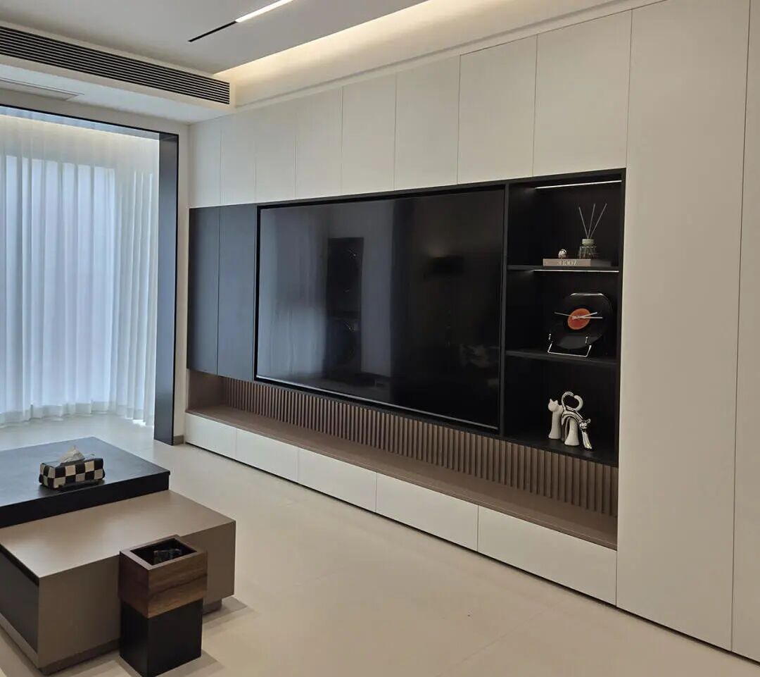 116㎡现代极简｜无主灯设计真的很有高级感！