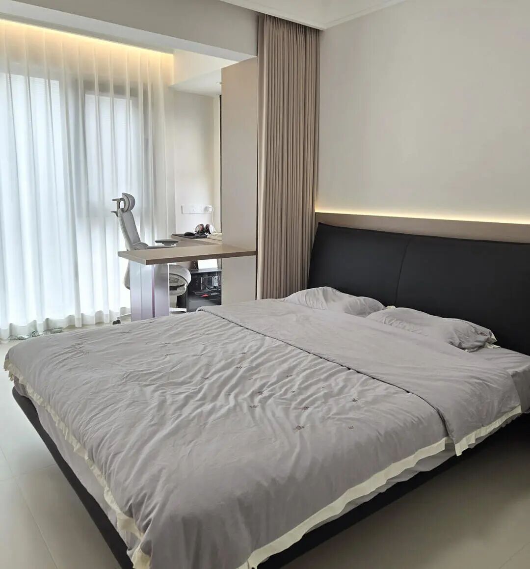 116㎡现代极简｜无主灯设计真的很有高级感！