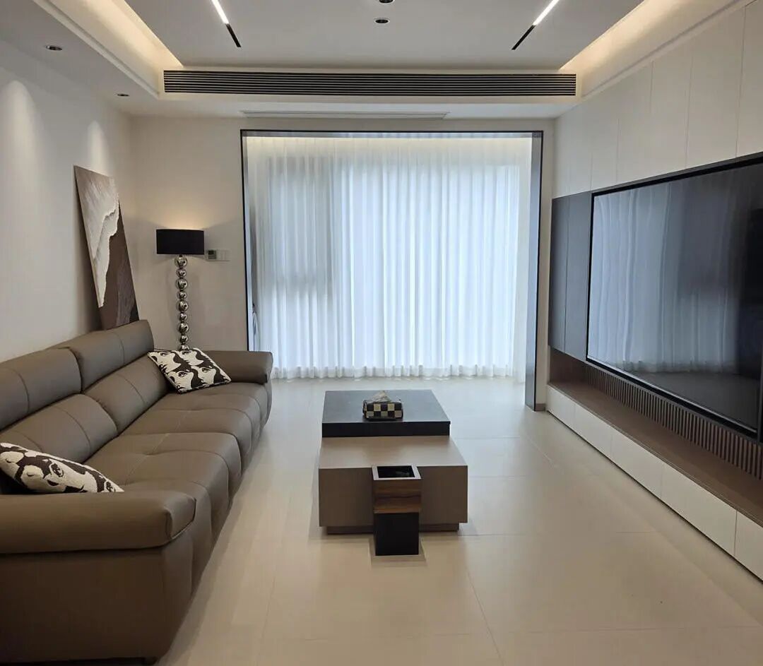 116㎡现代极简｜无主灯设计真的很有高级感！