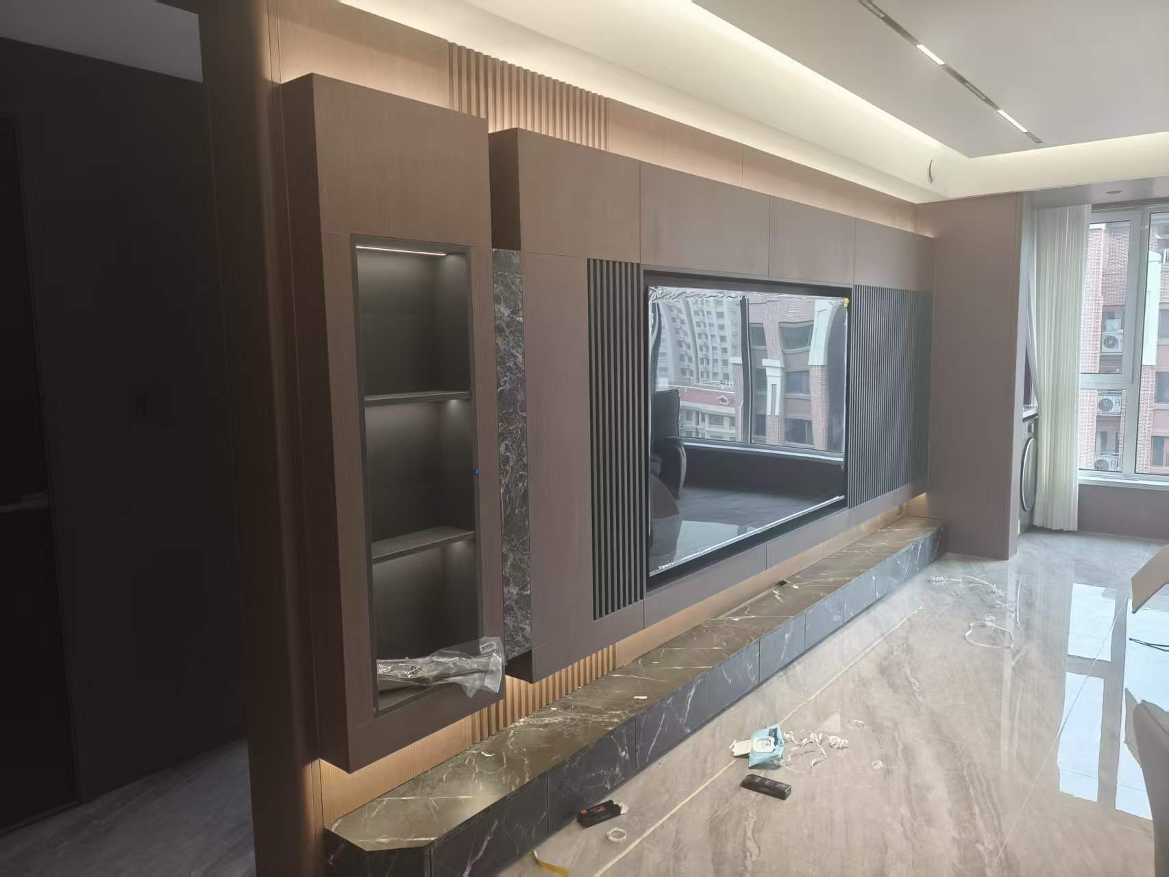 意式完工实景图