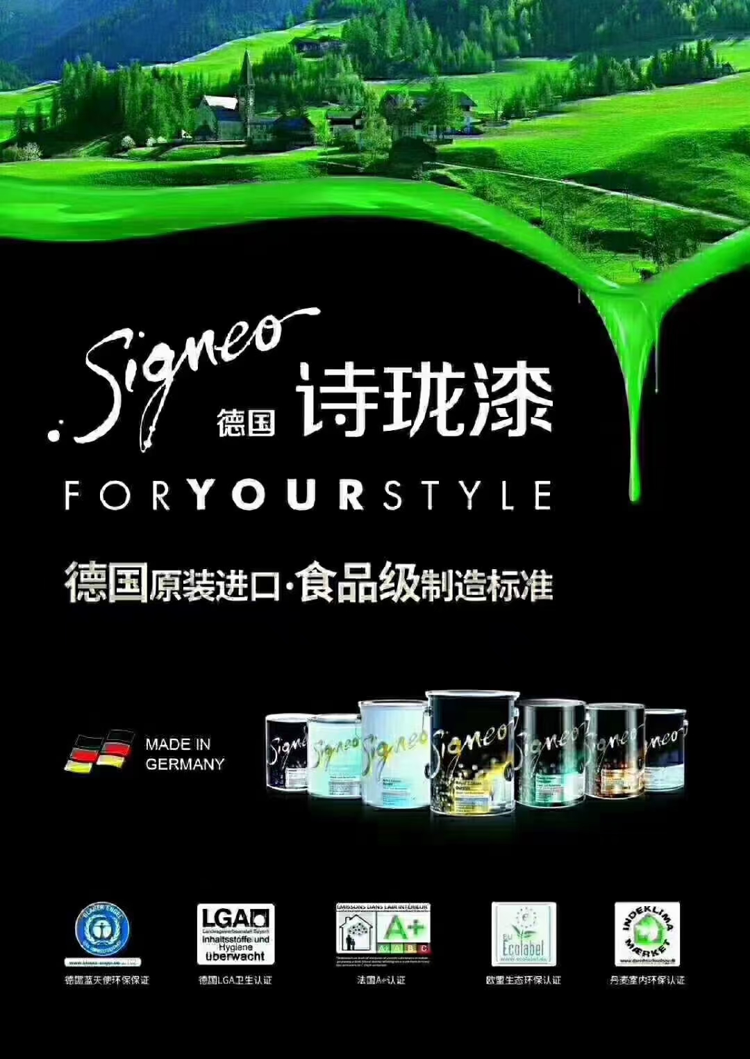 大师臻净纯环保墙面漆