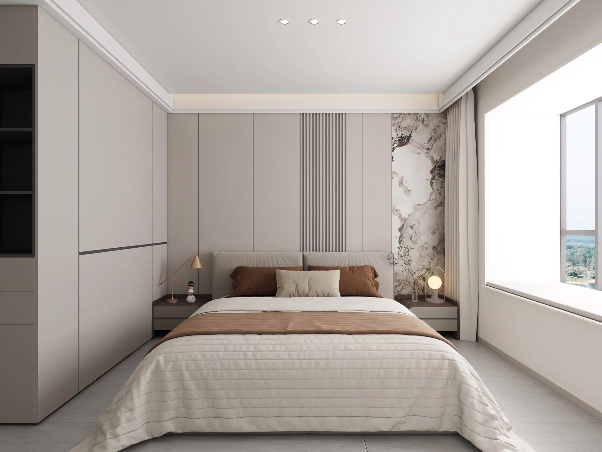 110平现代风格，简约用色搭出温情，越简单反而越高级！