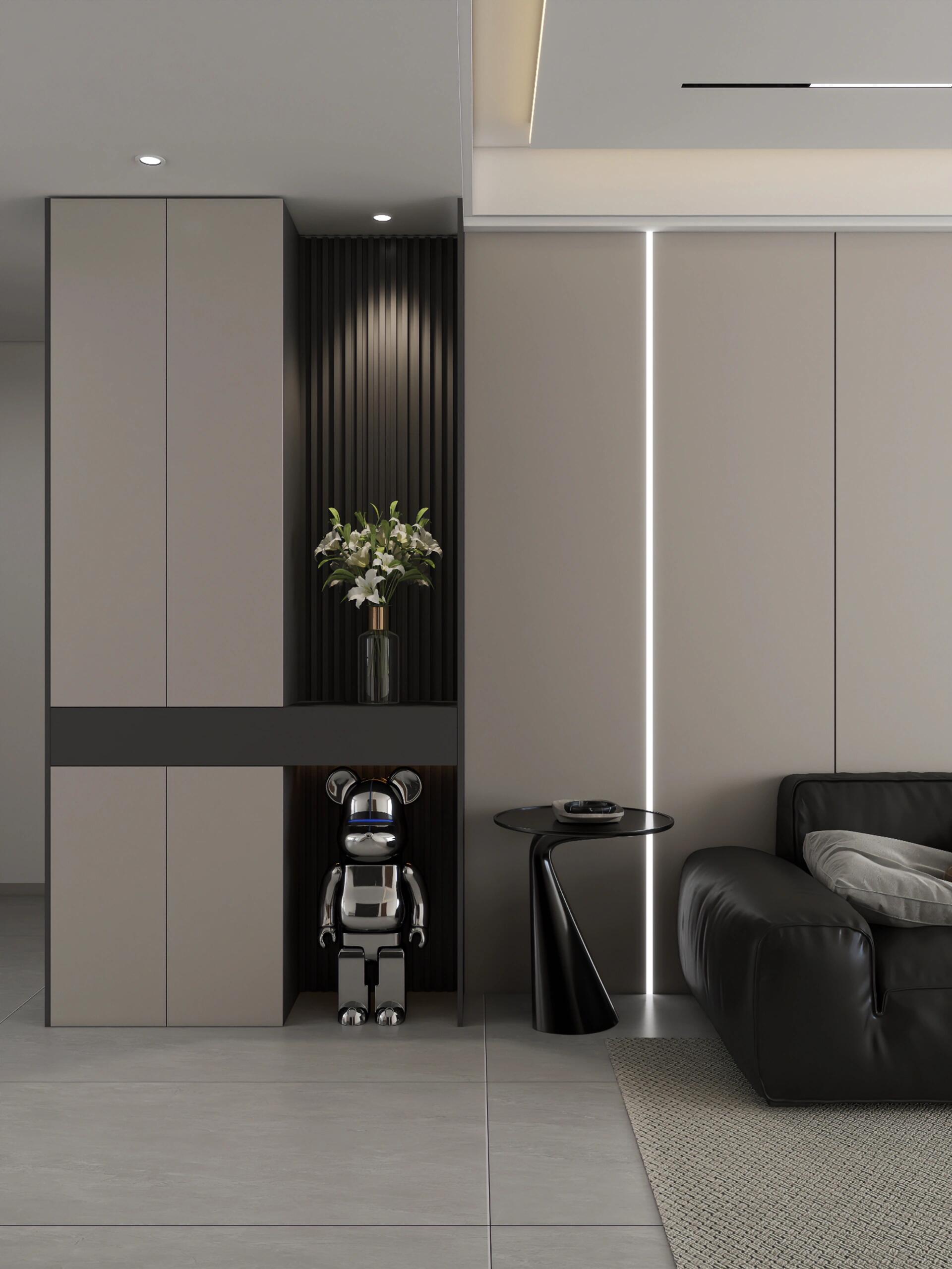 110平现代风格，简约用色搭出温情，越简单反而越高级！