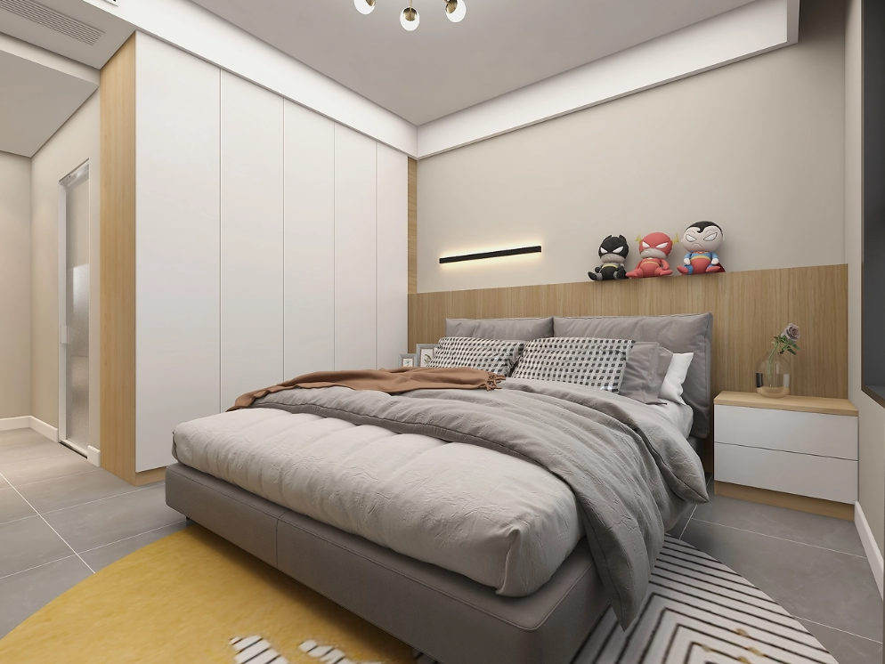 110平现代风格，没有复杂的设计，简简单单超级美！