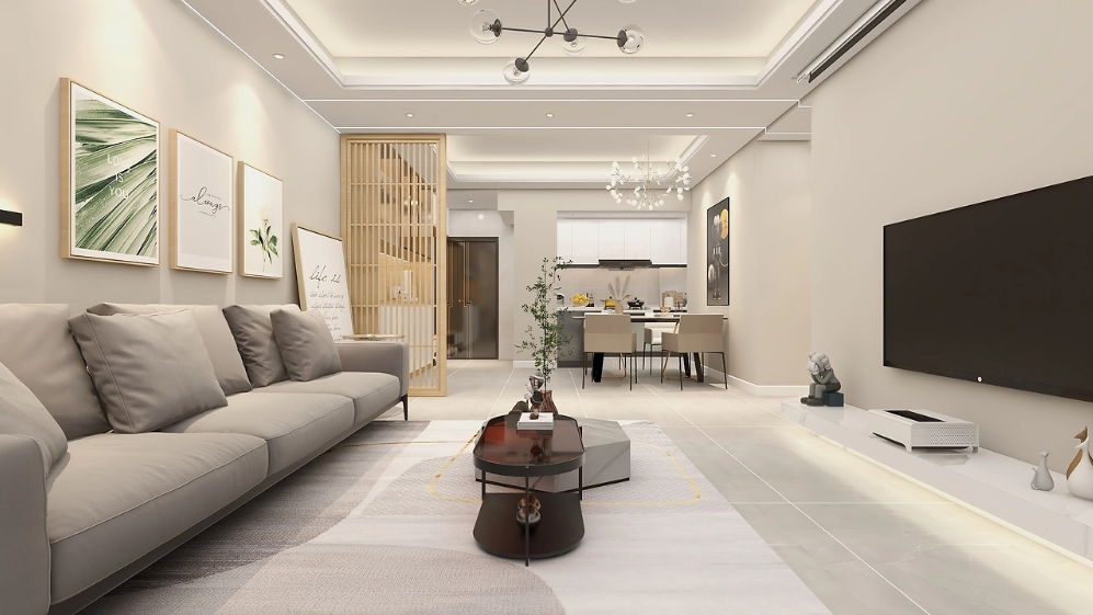 110平现代风格，没有复杂的设计，简简单单超级美！