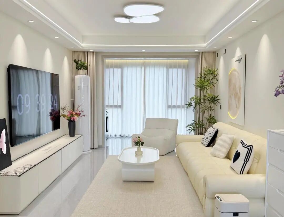 110平奶油风格，奶油风设计：演绎慵懒又高级的居家格调