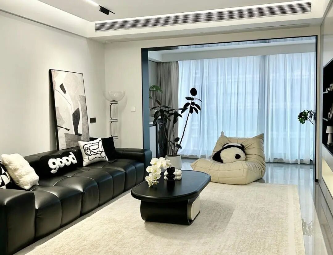 120平极简黑白灰，高级感藏在细节里！