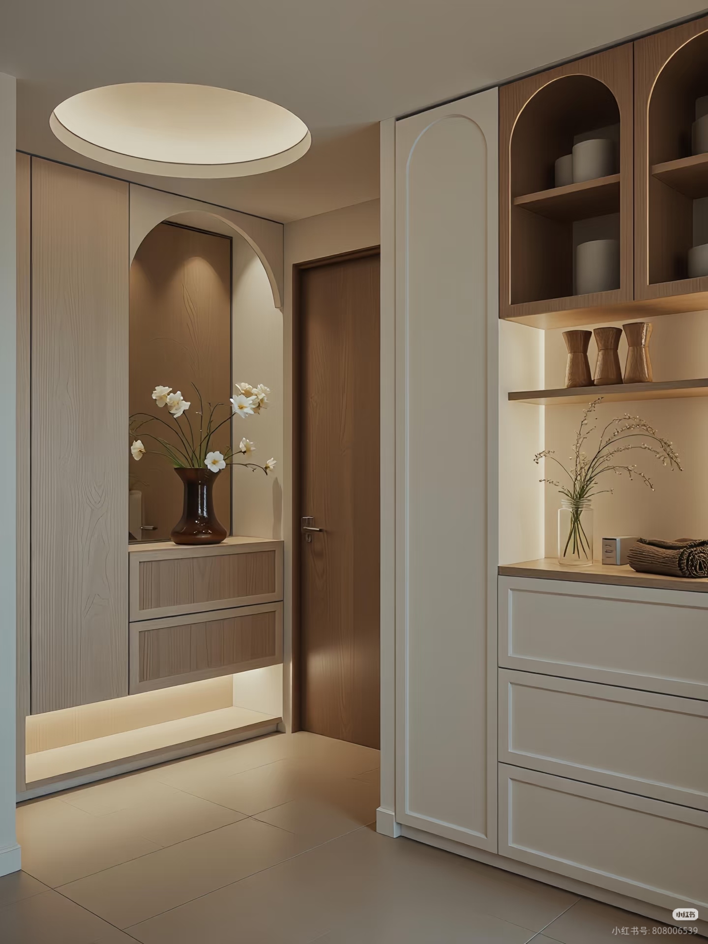 最好的装修，是把家装成喜欢的样子
就像这套原木简约风玄关，
每一处细节都藏着对生活的热爱