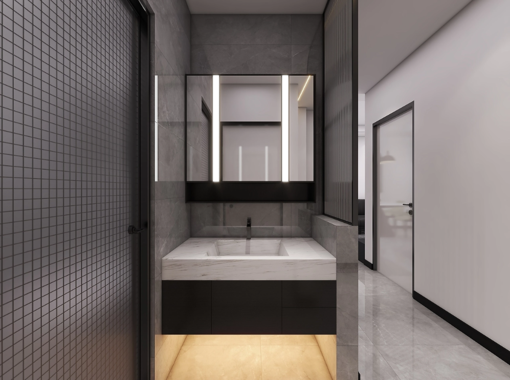 134㎡现代简约风装修：极简设计，让家回归舒适本质