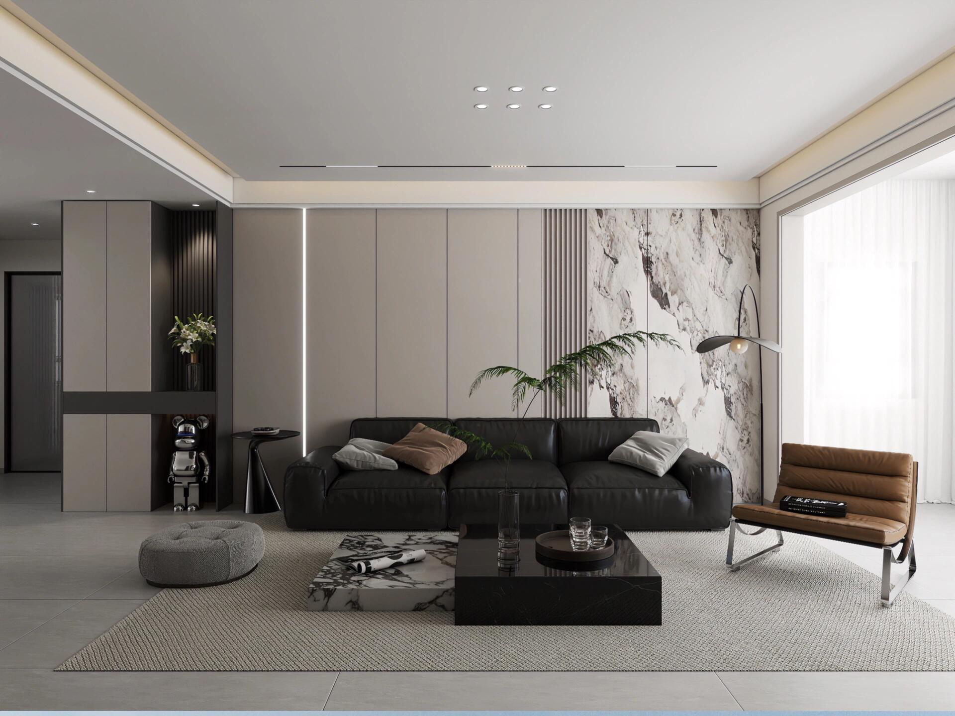 120平现代风格，现代风格， 现代简约，愿每一步都奔赴温柔时光！