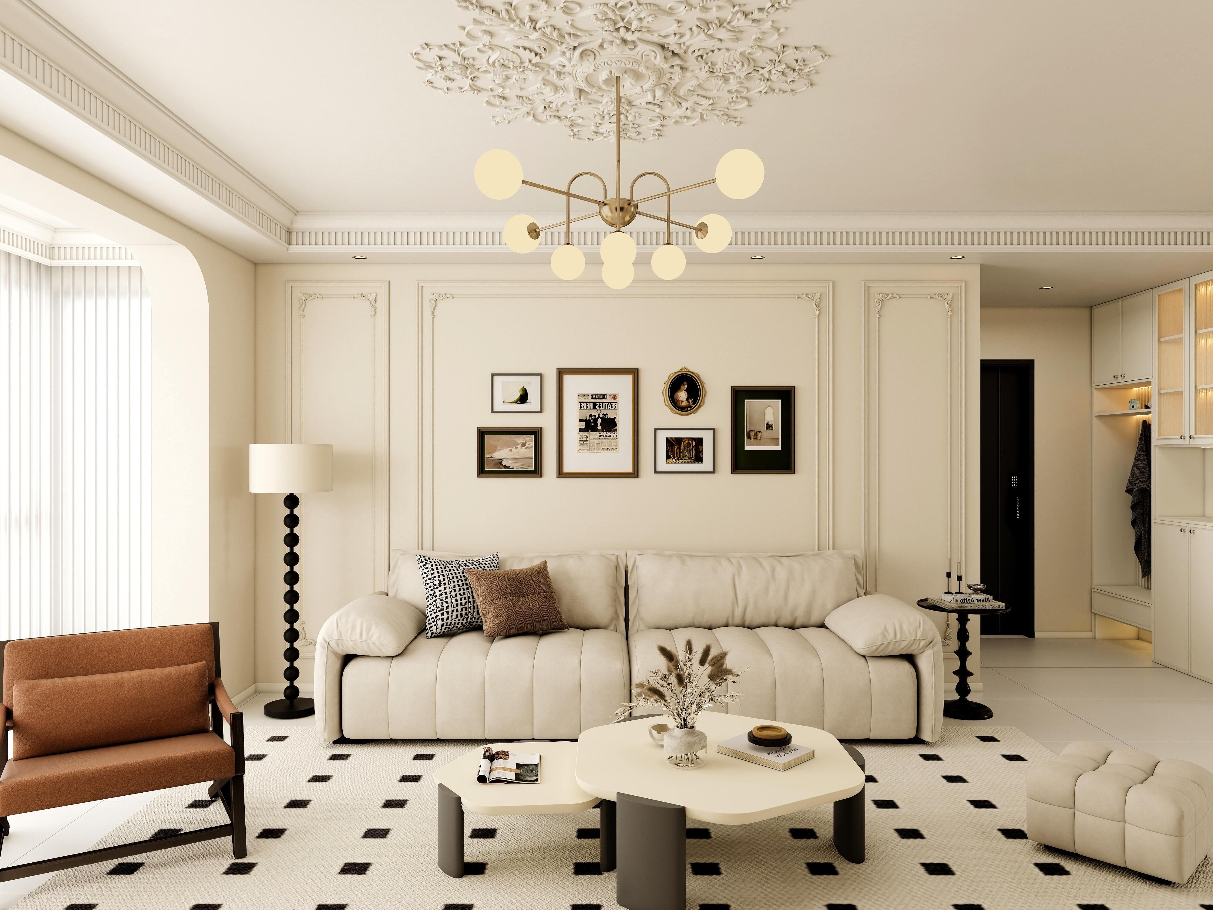 127平奶油风格，轻甜不腻的家居美学，这才是理想的松弛感！