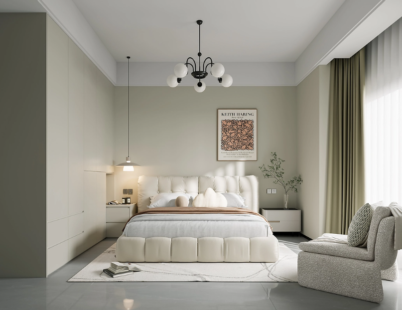 118平奶油风格，轻甜不腻的家居美学，这才是理想的松弛感！