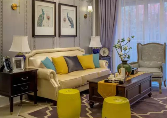 135㎡现代美式风格装修设计,这样搭配好有意境 135㎡现代美式风格装修设计,这样搭配好有意境