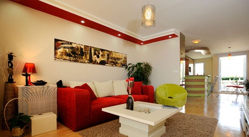 大胆用色巧妙装饰 80平二手房温馨改造 大胆用色巧妙装饰 80平二手房温馨改造