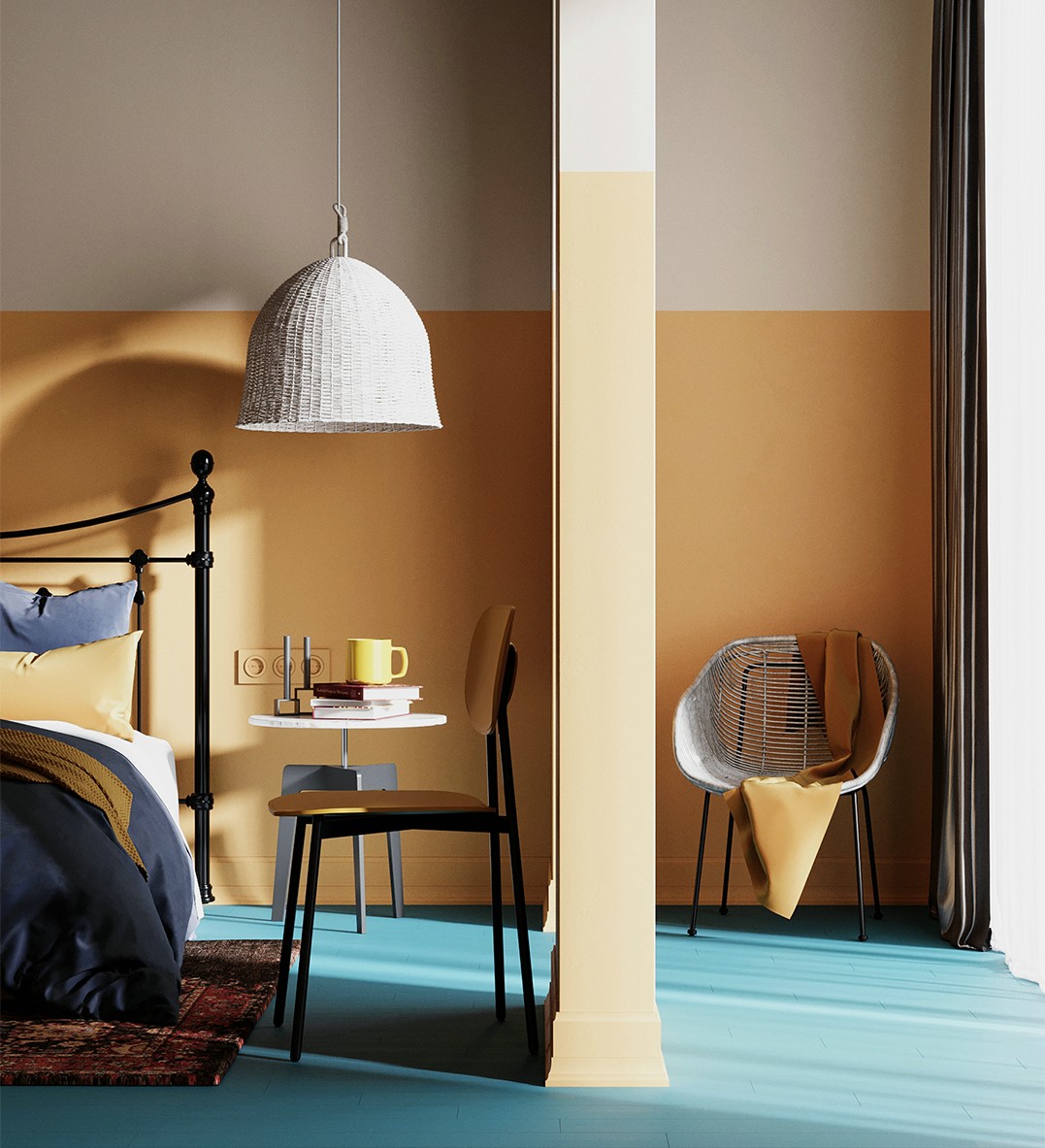 家里墙面刷什么色？这样刷，从此告别千篇一律的大白墙！