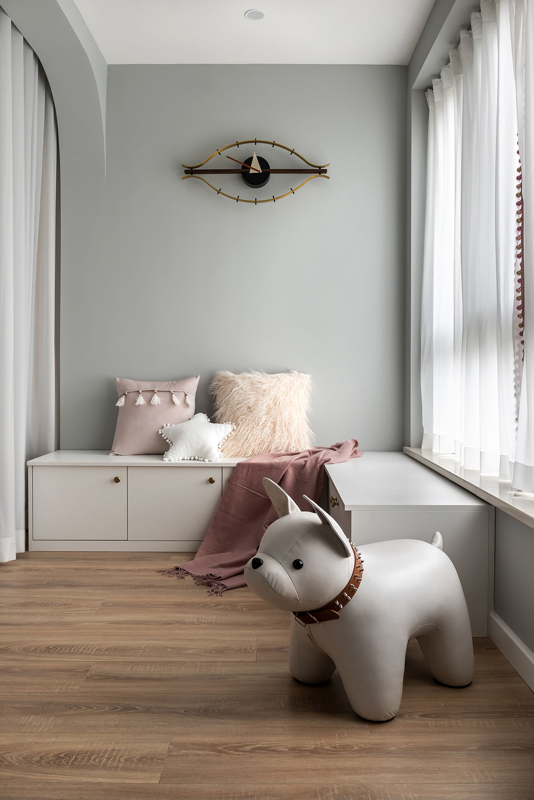 110㎡北欧风格 童话般的粉色王国
